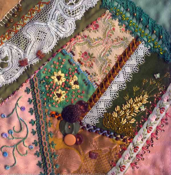 crazy quilt block