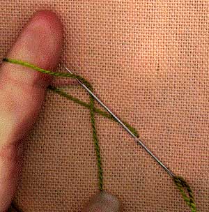 a step by step illustration of how to work cast on stitch