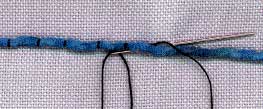 a step by step illustration of how to work stitch