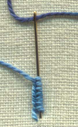 step by step instructions for drizzle stitch