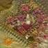 8 inch crazy quilt block embellished with hand embroidery
