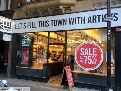 Art shops in London zone 1 Cass Art