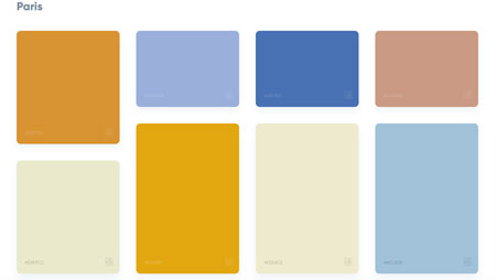 Screen shot of Picular colour palette