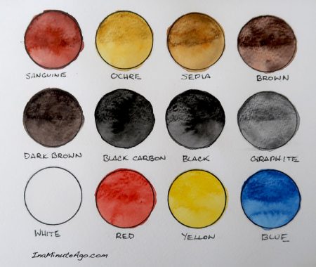 ArtGraf water soluble tailor shape tablet swatch range of colours